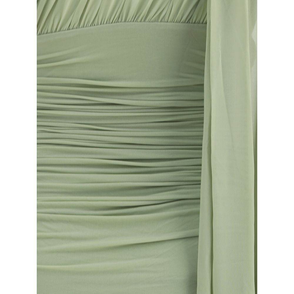 Draped midi Dress
