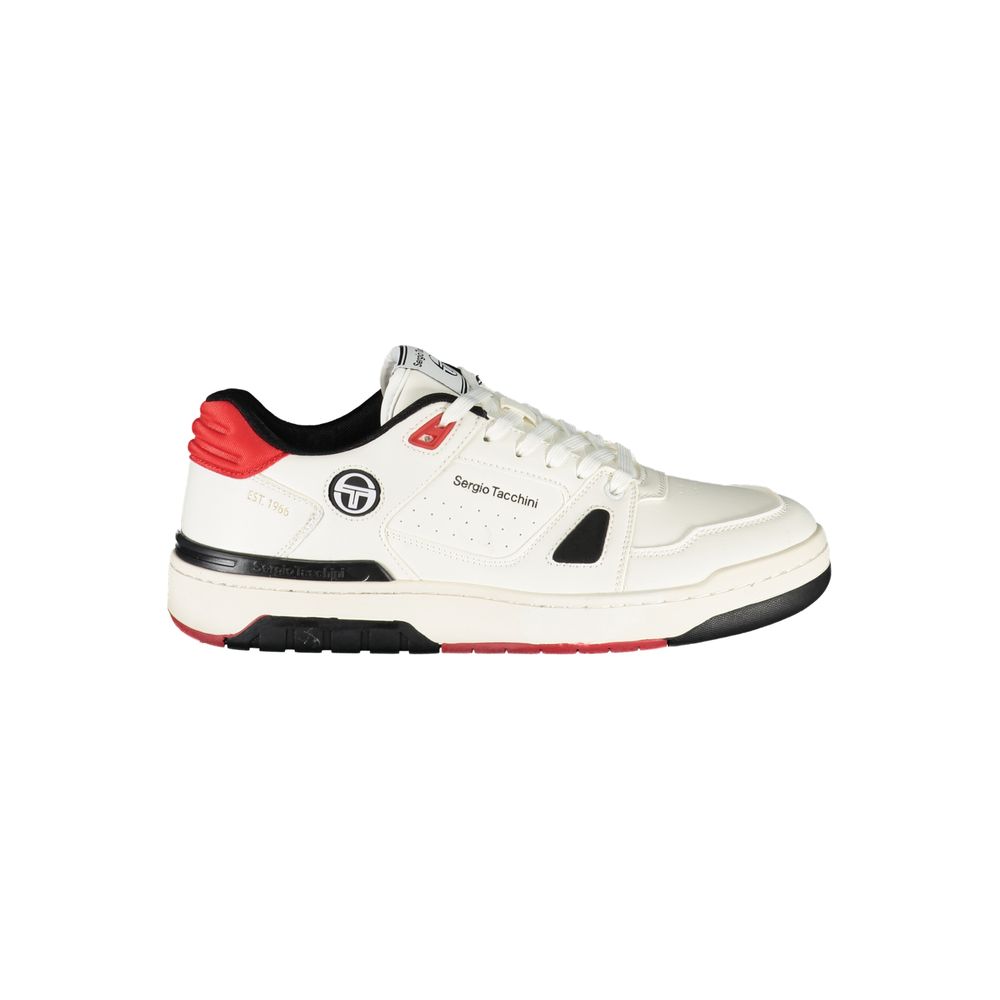 White Polyester Sneaker