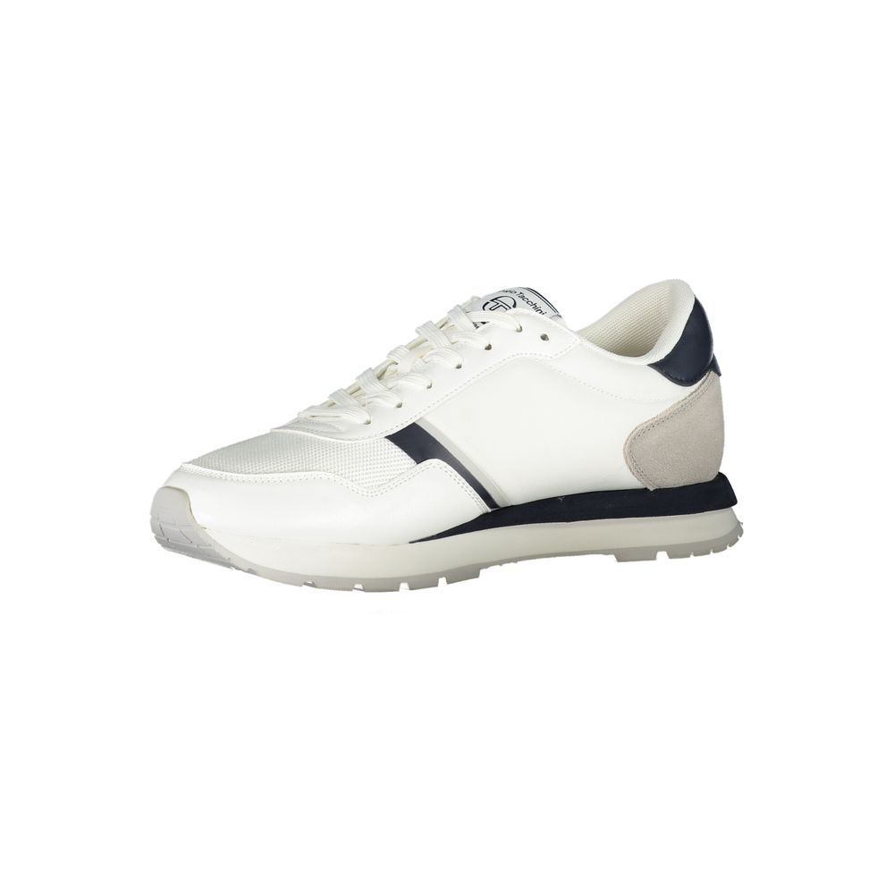 White Polyester Sneaker