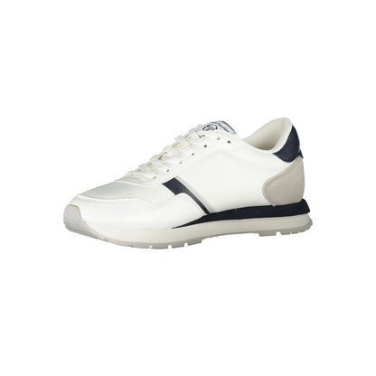 White Polyester Sneaker
