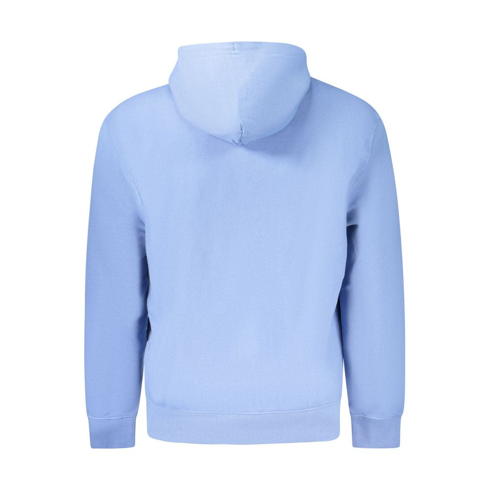 Blue Recycled Polyester Men Sweater