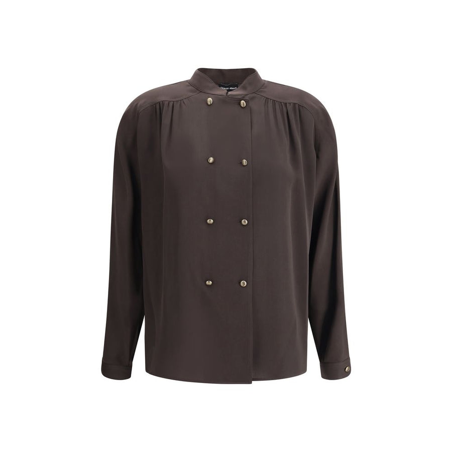 Doublebreasted silk Shirt