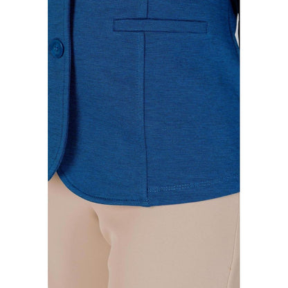 Blue Polyester Blazer