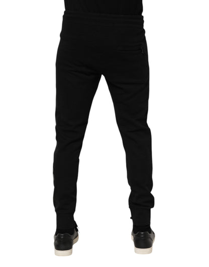 Black Cotton Jogger Jogging Men Trouser Pants