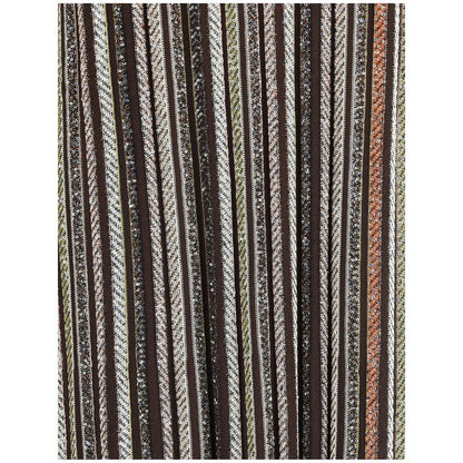 Striped long Dress with sequins