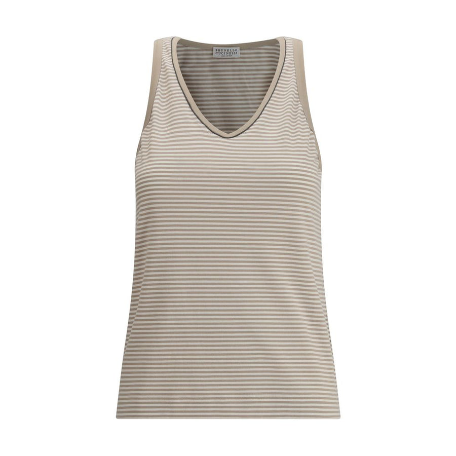 Beige Cotton Top