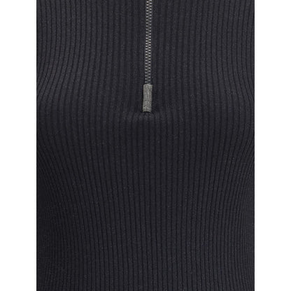 Black Cashmere Sweatshirt