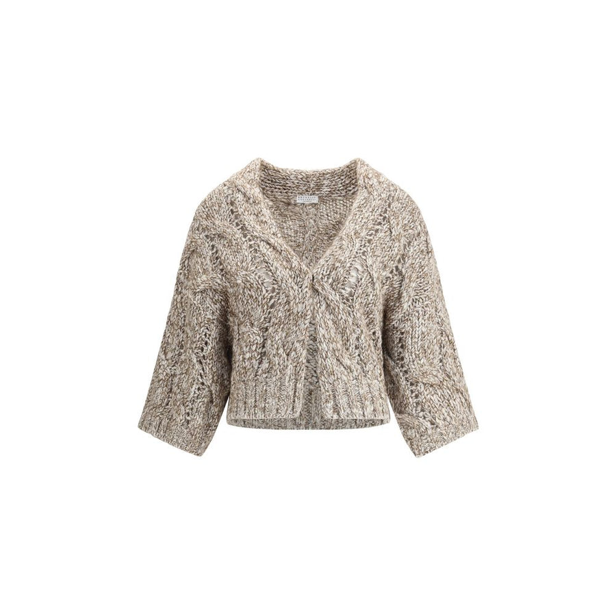 Dazzling Chiné wool Cardigan