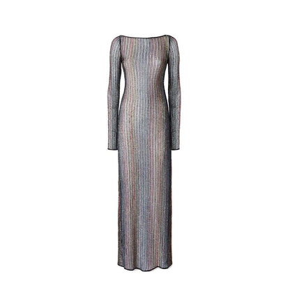 Handcrafted Knit Midi Dress