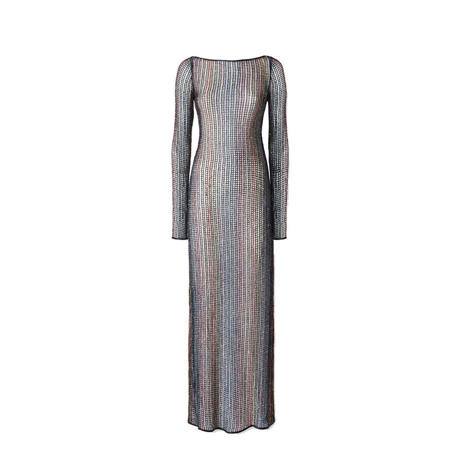Handcrafted Knit Midi Dress