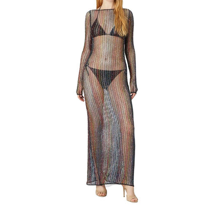 Handcrafted Knit Midi Dress