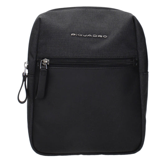 Black Fabric Crossbody Bags