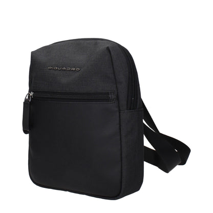 Black Fabric Crossbody Bags
