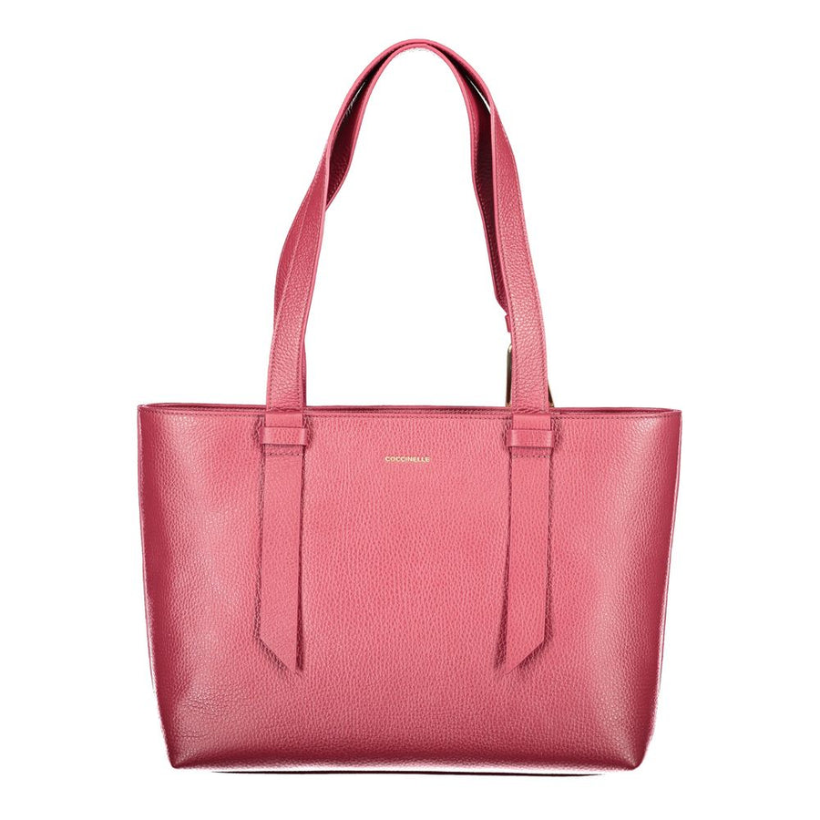 Purple Leather Women Handbag