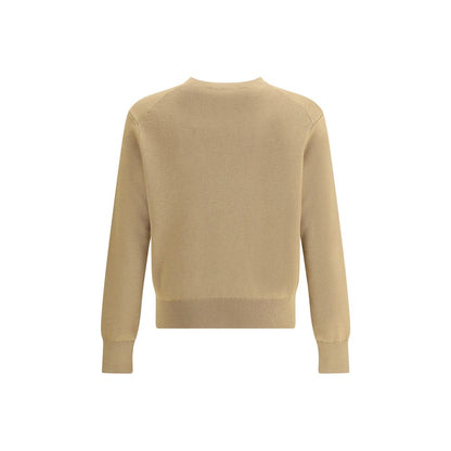Beige Merino Wool Sweatshirt