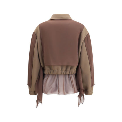 Zippered paneled Jacket