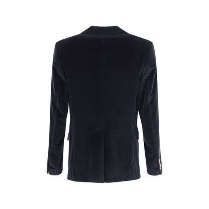 Black Cotton Blazer