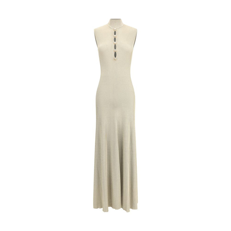 Lurex knit long Dress
