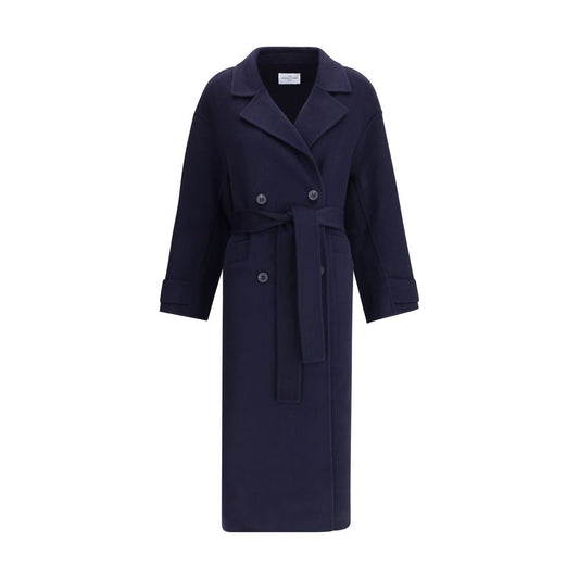 Blue Wool Coat