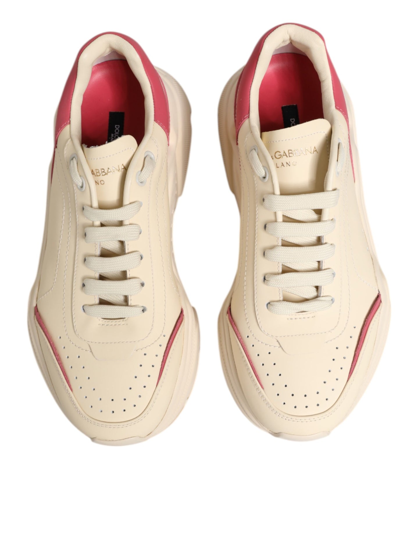 Beige Leather Daymaster Women Sneaker Shoes