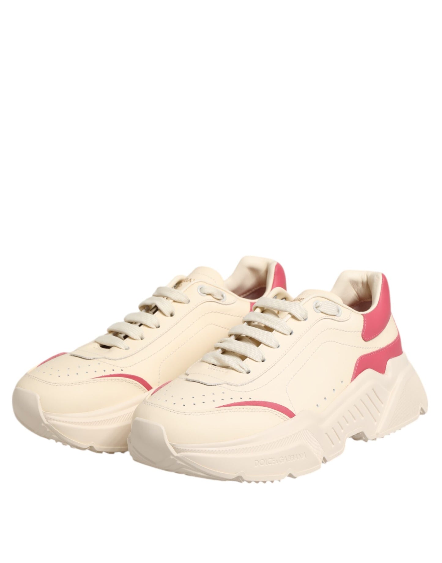 Beige Leather Daymaster Women Sneaker Shoes