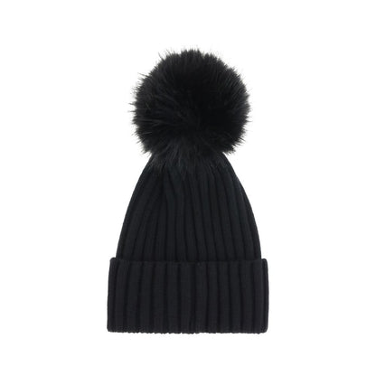 Wool pom pon Hat