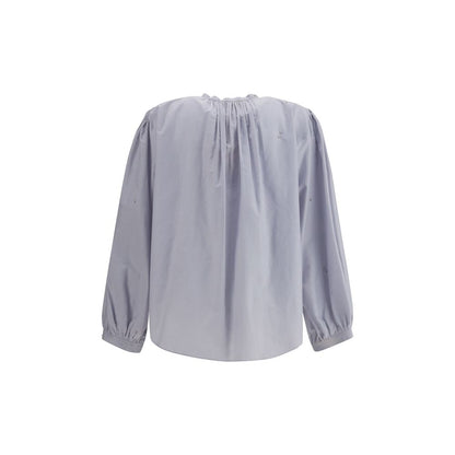 Voile Shirt with embroidery