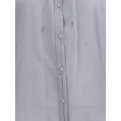 Voile Shirt with embroidery