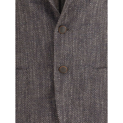 Herringbone patterned Blazer
