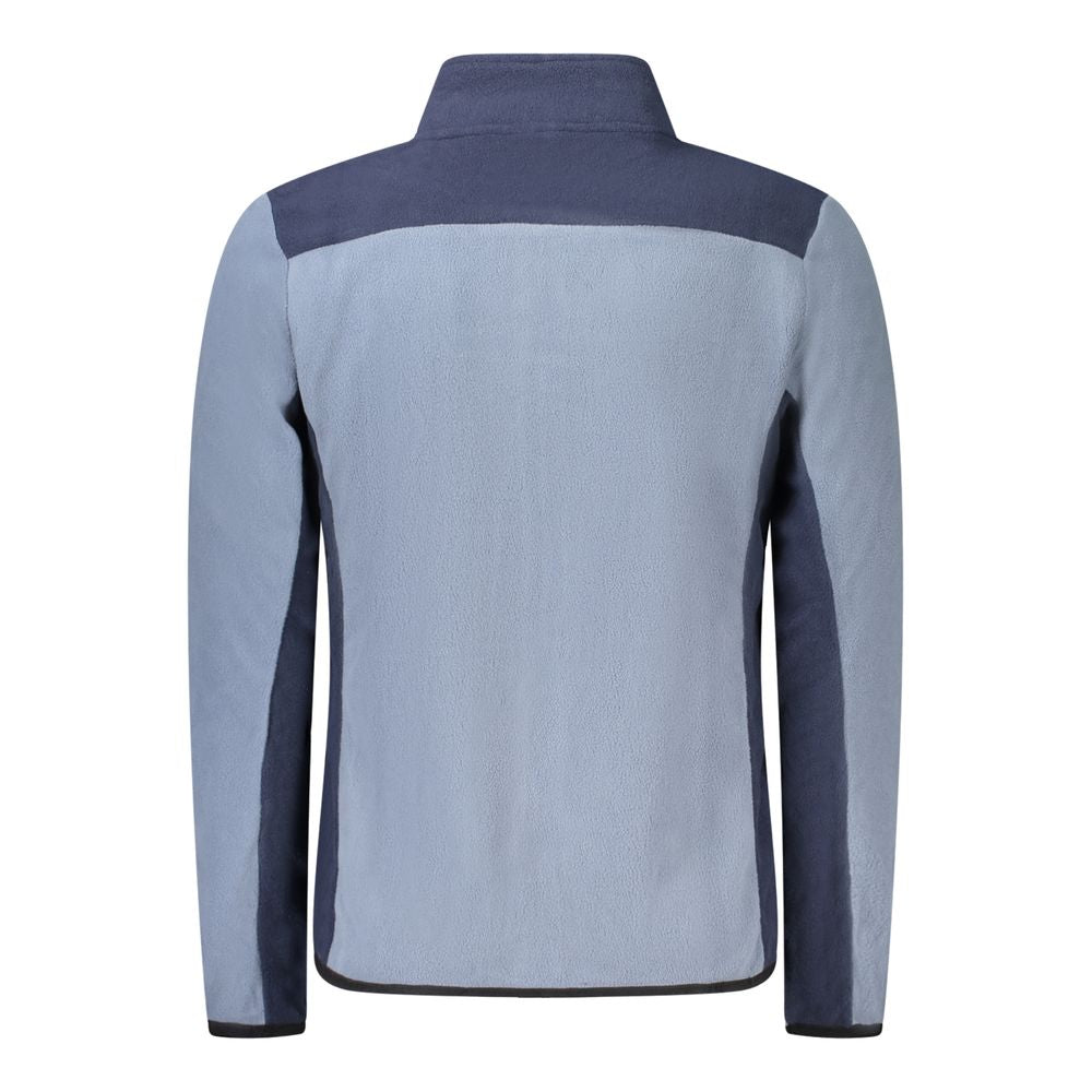 Blue Polyester Men Sweater