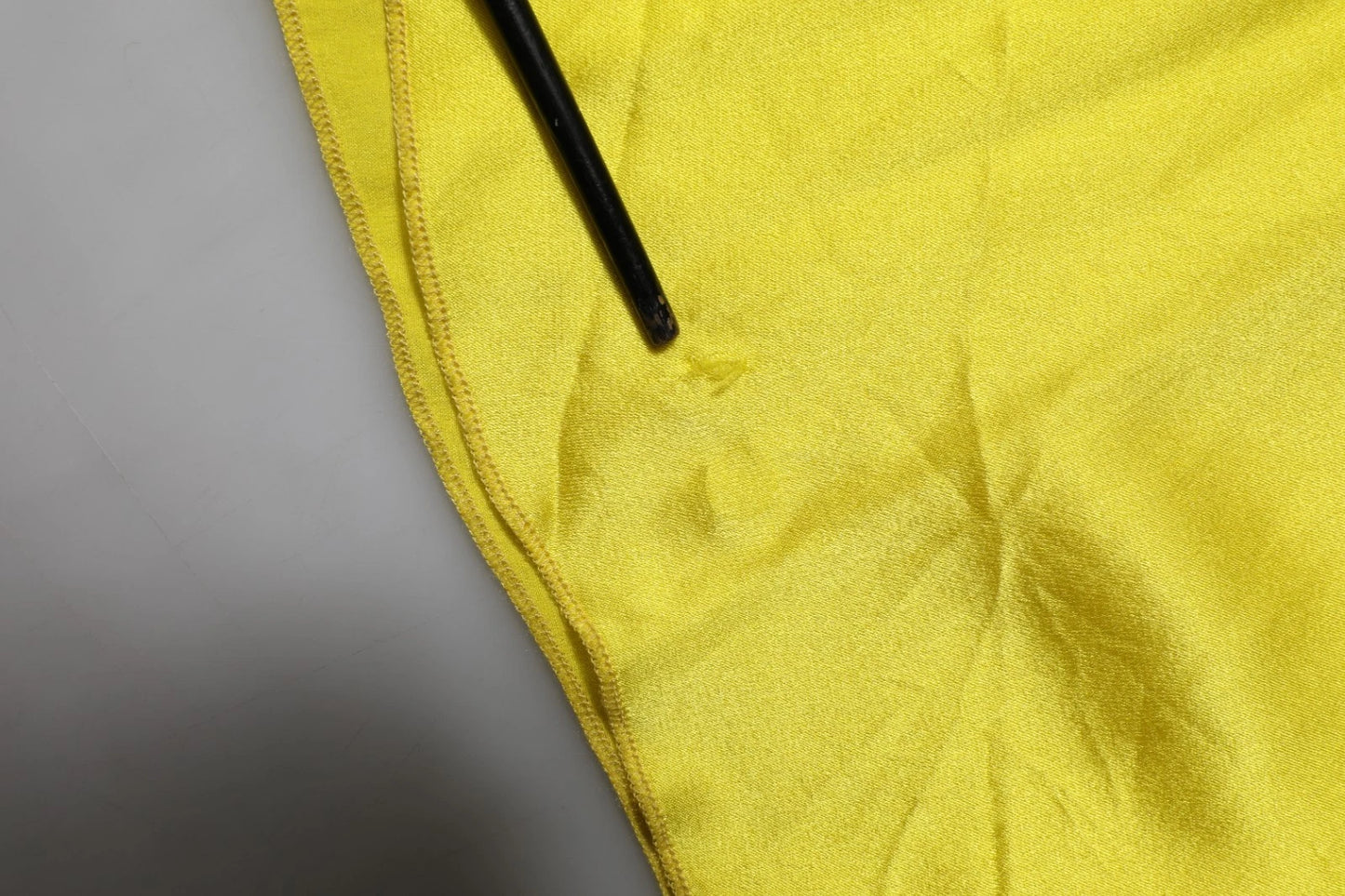 Yellow Silk Satin Slip Maxi Spaghetti Strap Maxi Dress