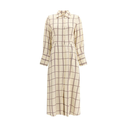 Checked midi Dress