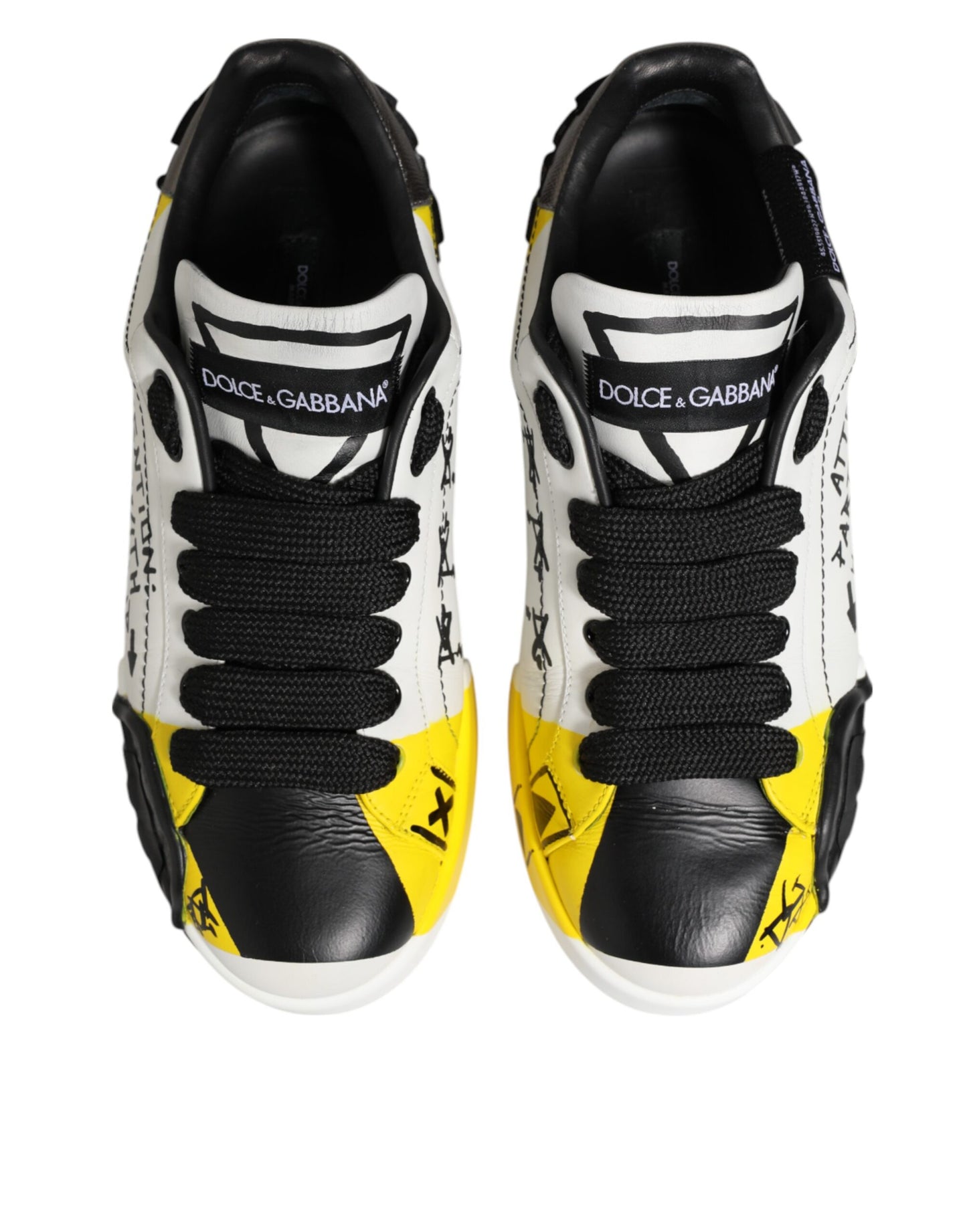 Multicolor Lettering Portofino Sneakers Shoes