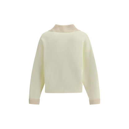 Cream Cotton Sweatshirt