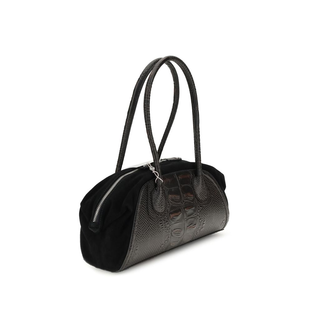 Black Calf Leather Bos Taurus Shoulder Bag