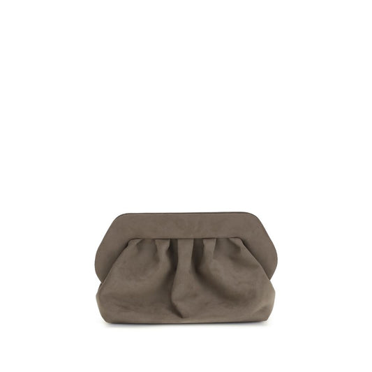 Brown Other Fibres Clutch Bag