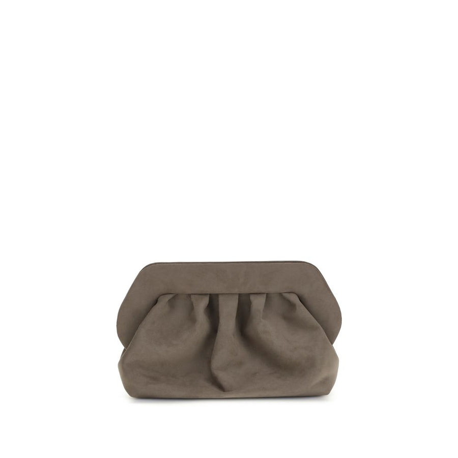 Brown Other Fibres Clutch Bag