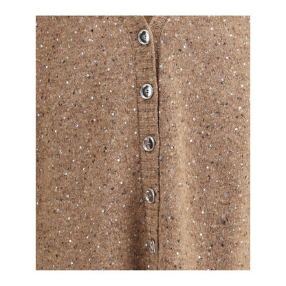 Beige Wool Cardigan