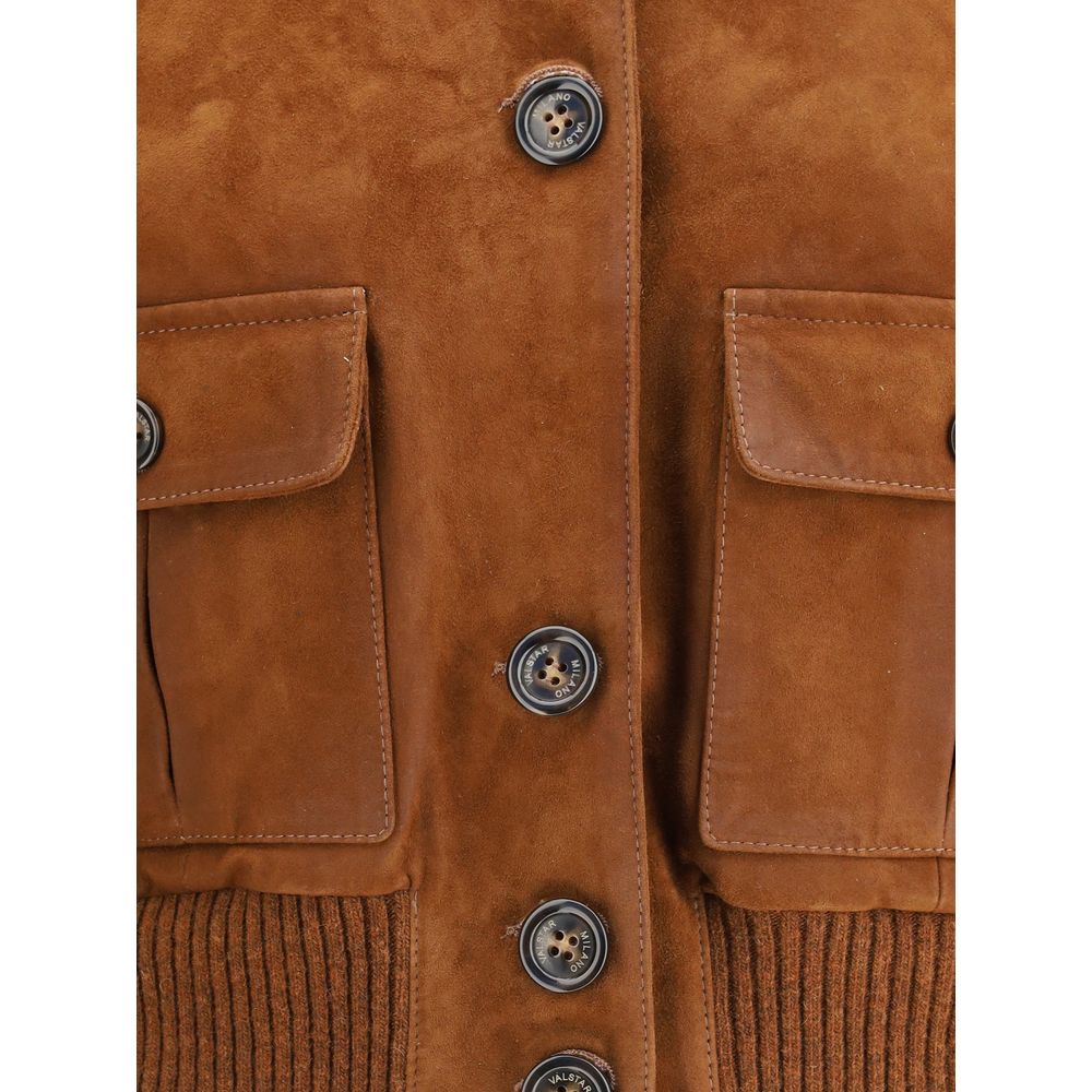 Brown Goatskin Jackets And Coat