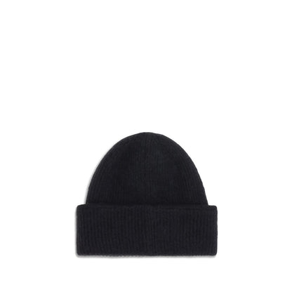 Black Alpaca Vicugna Pacos Beanie