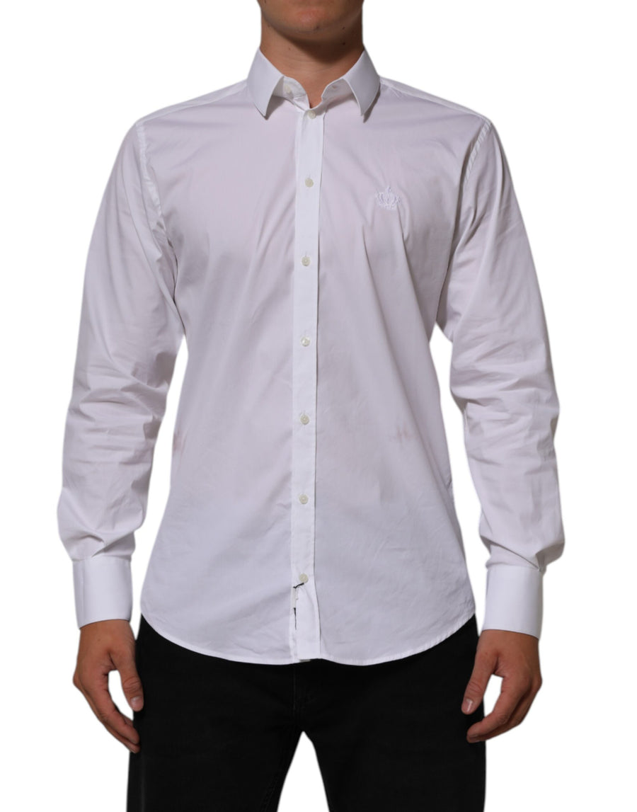 White Cotton MARTINI Formal Men Dress Shirt