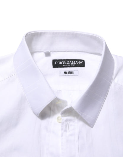 White Cotton MARTINI Men Formal Dress Shirt
