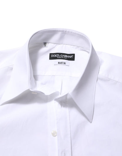 White Cotton MARTINI Men Formal Dress Shirt
