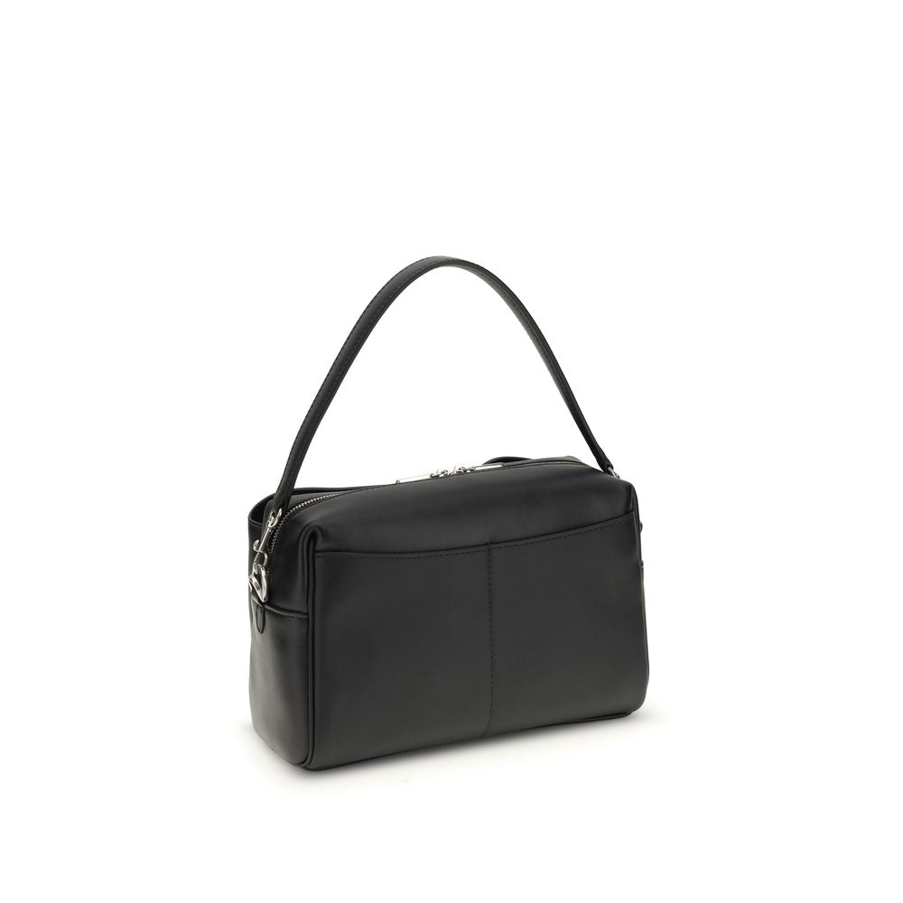 Black Calf Leather Bos Taurus Shoulder Bag