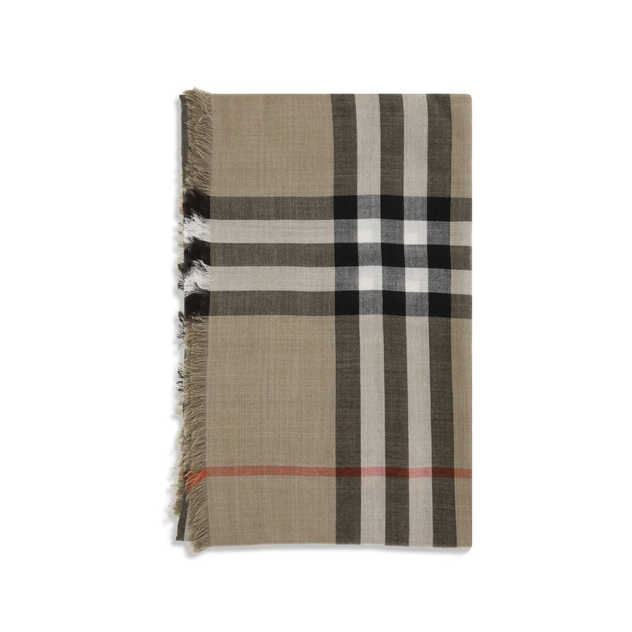 Beige Wool Scarf
