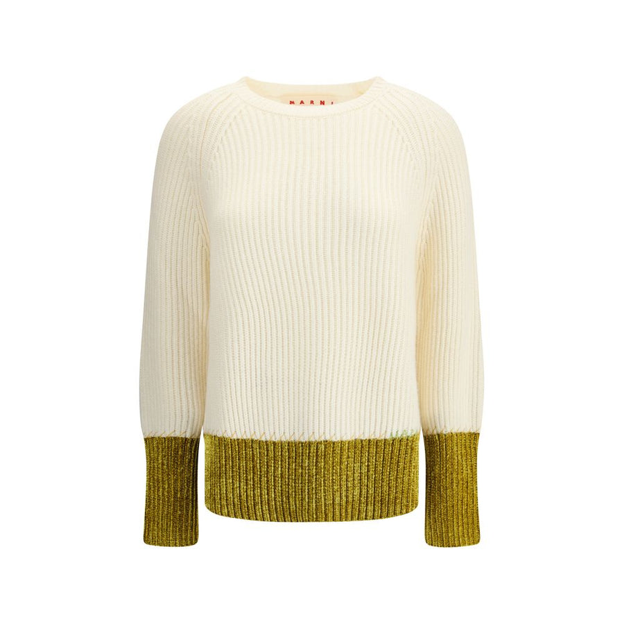 Color block wool Sweater