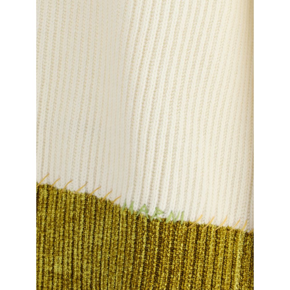 Color block wool Sweater