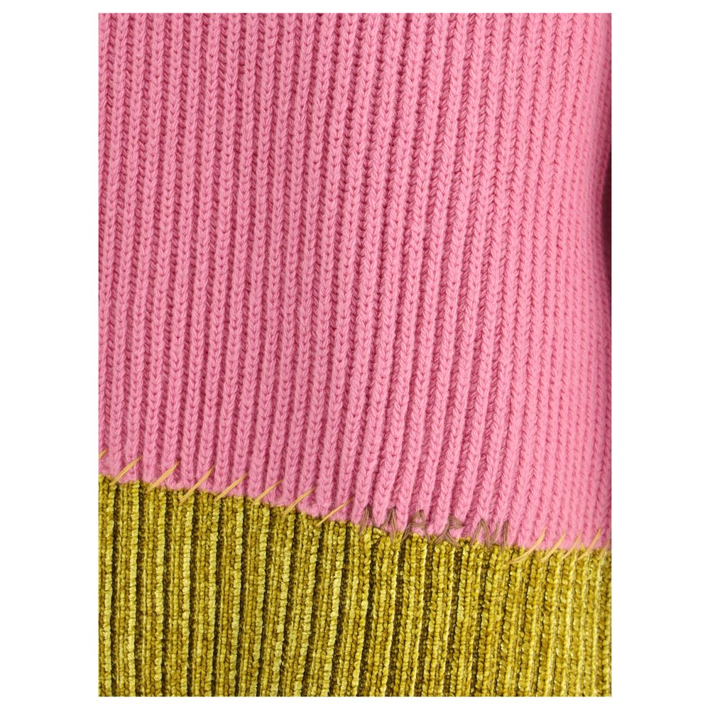 Color block wool Sweater