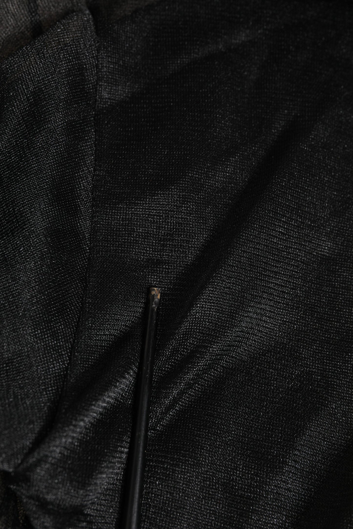 Black Logo Polyester CrewNeck Sweatshirt Sweater