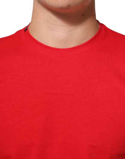 Red Goodluck 2023 Cotton Crew Neck T-shirt